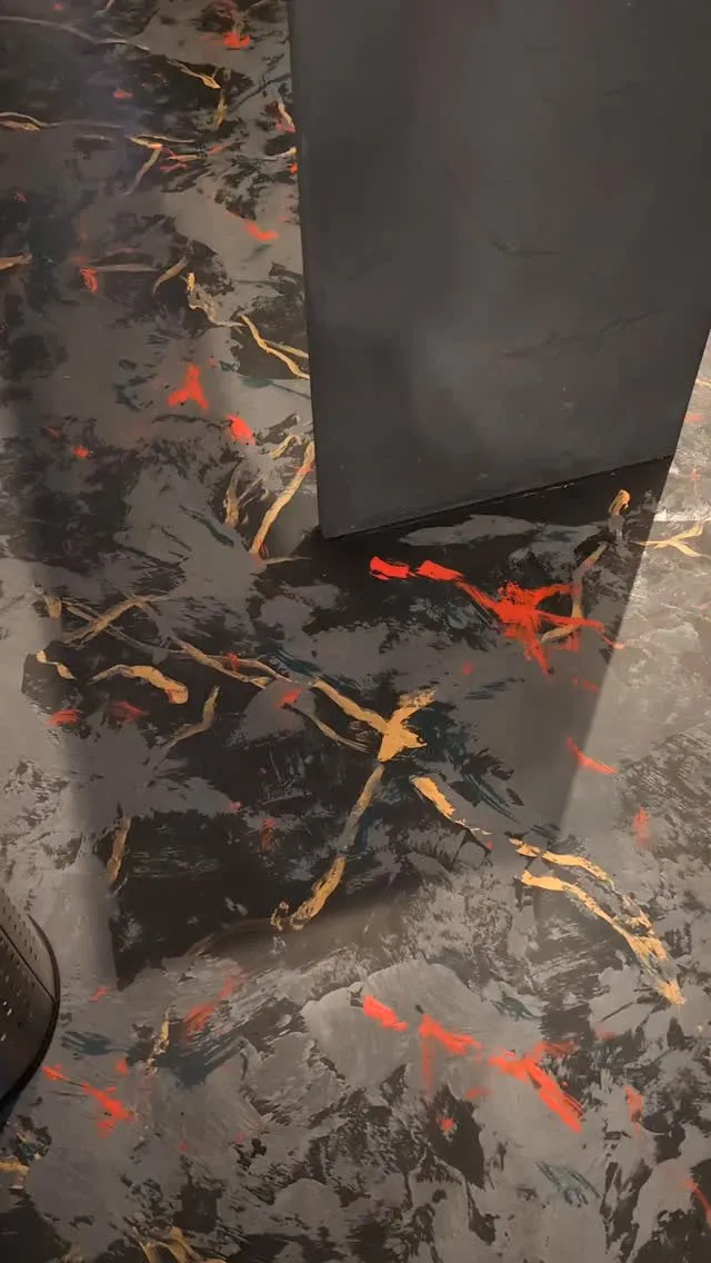 キッチン床とカウンターをダイヤモンドシステムでリニューアル